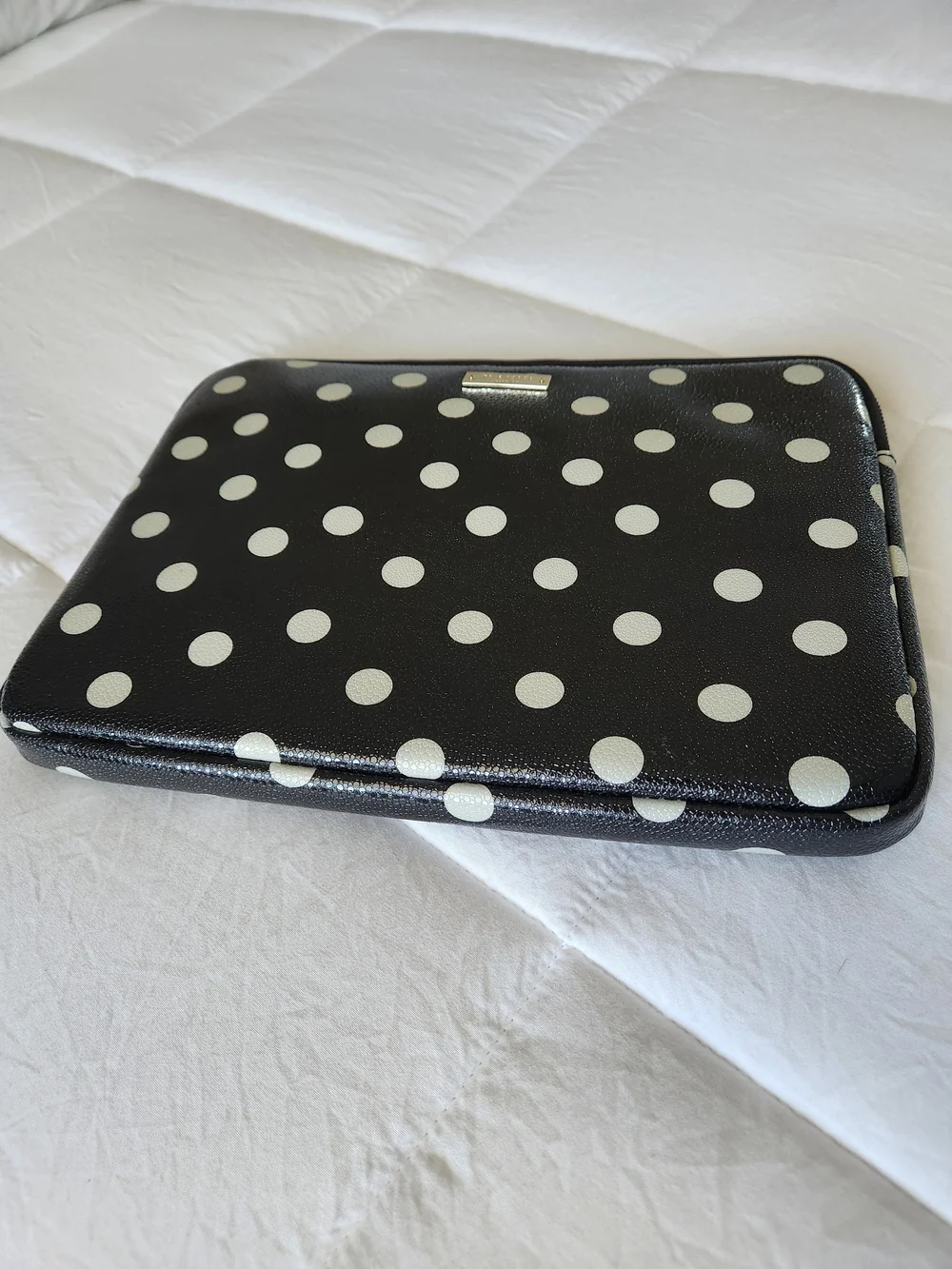 kate spade Black and White Polka Dot Tablet Sleeve